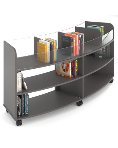 Showtime Curve Book Browser - In Curve Mobile Bookcase 