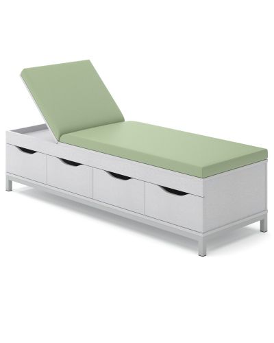 Sick Bay Bed with 4 Drawers - Melamine