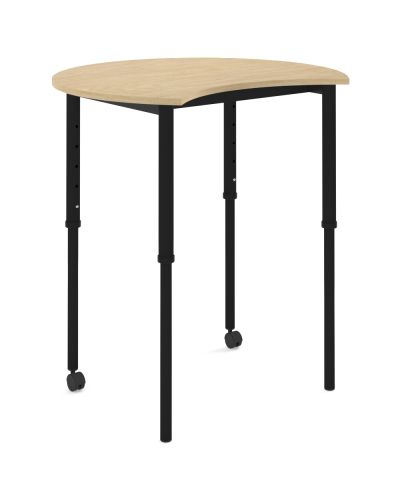 SmarTable Carve Height Adjustable Sit Stand Student Table