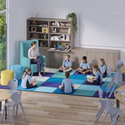 Lagoon Rectangle Placement Rug