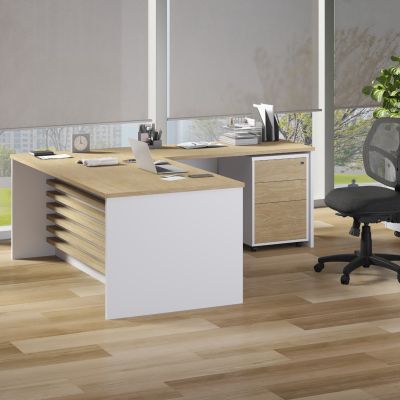 Polar White / Classic Oak