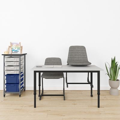 4 x Large Trays | Charcoal