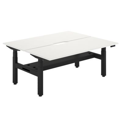 Ascendo Double Electronic Sit Stand Workstation