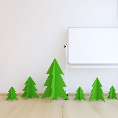AudioArt 3D Pine Trees - 6 Pack