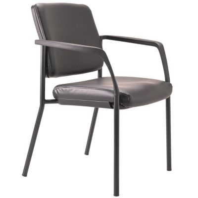 Buro Lindis 4 Leg Visitor Chair PU Vinyl with Arms