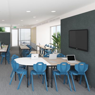 Zincworks | Height Adjustable with Castors 