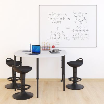 SmarTable Clique D-End Height Adjustable Sit Stand School Table