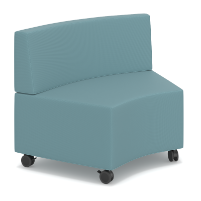 Mid Back | Lustrell Allure Ether Vinyl | Mobile Lockable Castors