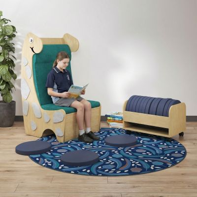 Static | Rural Oak Board | Beachcomber Fern Fabric