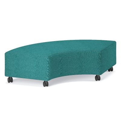 Inner Ottoman | Beachcomber Teal Fabric | With Castors