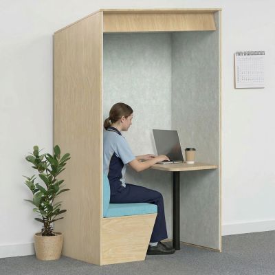 Beachcomber Atlantic Fabric | New Graphite Board | Royal Blue AudioArt Interior 