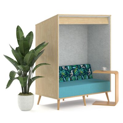 New Graphite Board | Royal Blue AudioArt | Beachcomber Atlantic Fabric | ABS Legs