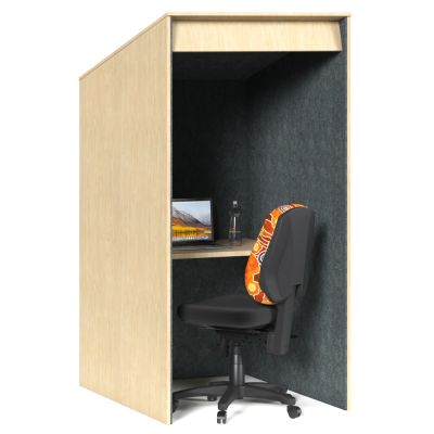 Raw Birch Ply Board | Charcoal AudioArt Interior