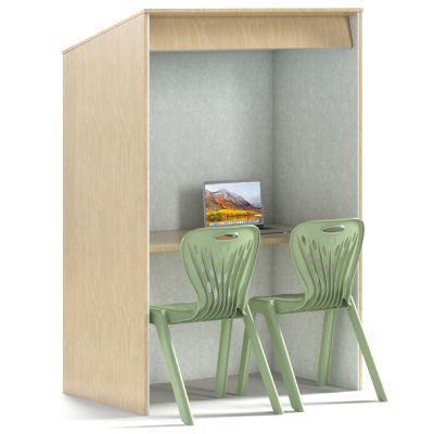 Raw Birch Ply Board | Grey Marle AudioArt Interior