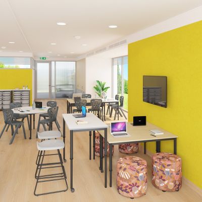 New Graphite | Height Adjustable with Castors