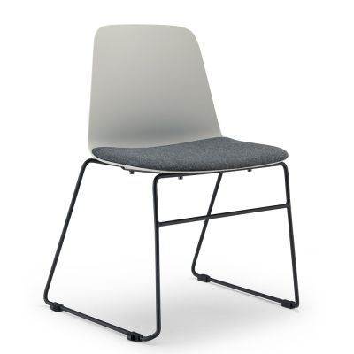 Lola Stacking Chair - Plastic Shell with Seat Pad