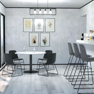 Lola Stacking Chair - Plastic Shell with Seat Pad
