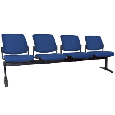 Malmo Visitor Beam Seat - 4 Seater Fully Upholstered 