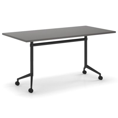 Mars Mobile Flip Top Table - Coloured Frame