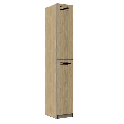 Deluxe Infinity Melamine  Locker - 2 Door