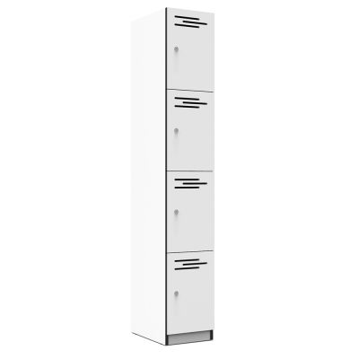 Deluxe Infinity Melamine  Locker - 4 Door