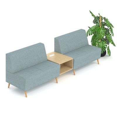 Warwick Flynn Duckegg Fabric | Raw Birch Ply