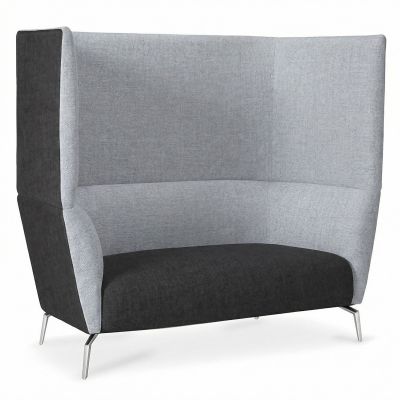 Beachcomber Graphite / Beachcomber Mist Fabric / Polished Aluminium Feet