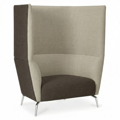 Beachcomber Nougat / Beachcomber Fudge fabric / Polished Aluminium Feet