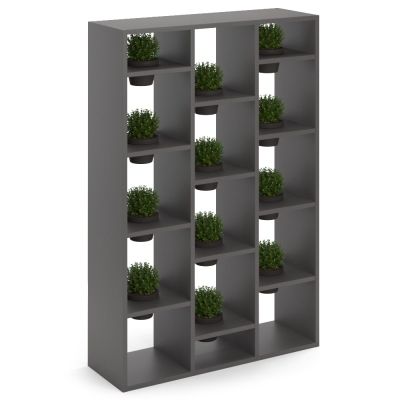 New Graphite | 12 Charcoal Pots | Plants not included