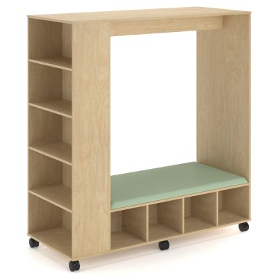 Plaza Straight Hub with Open Storage