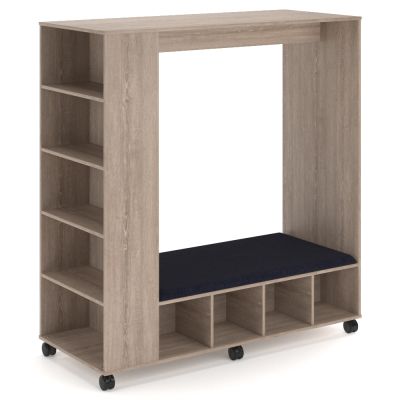 Plaza Straight Hub with Open Storage