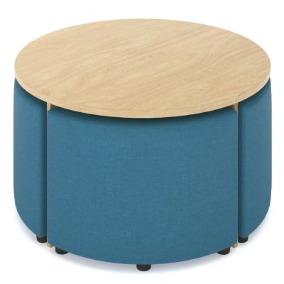 Pye Midi Ottoman Set with Round Table