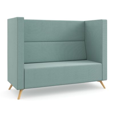 Medium Back | Timber Legs | Copeland Lagoon Fabric