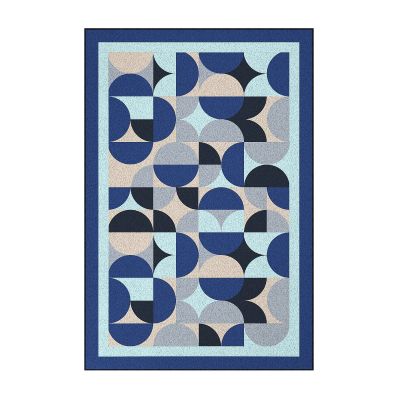 Geo Tile Rectangle Rug