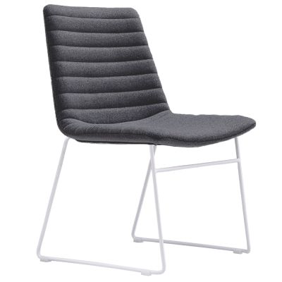 Raffles Fully Upholstered Sled Base Chair