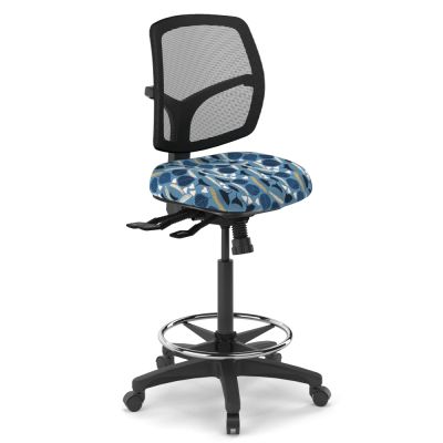 Riva Max Mesh Ergo Chair With Drafting Kit Base