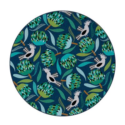 Cockatoo Round Rug