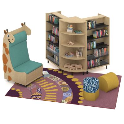 Giraffe Diplo Den Reading Chair - Straight