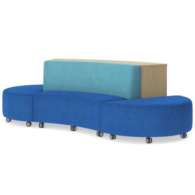 High Back | Beachcomber Aqua Fabric