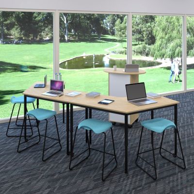 SmarTable Clique Angled Height Adjustable Sit Stand School Table