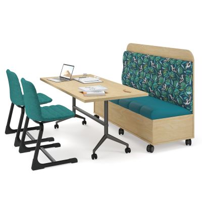 Luca Cantilever Chair - Fully Upholstered