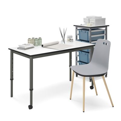Luca 4 Leg Chair - Plastic Shell