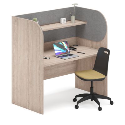 Luca Task Chair with Castors - Plastic Shell with Seat Pad
