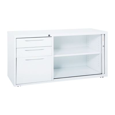 Element Mobile Caddy with Tambour & Filing Pedestal