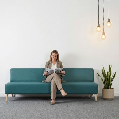 Beachcomber Marine Back / Beachcomber Nougat Fabric Seat  