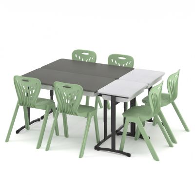 Whiz Double Student Desk