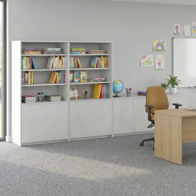 Planked Urban Oak | 900w | 2 Swing Doors / 1 Adjustable Shelves 