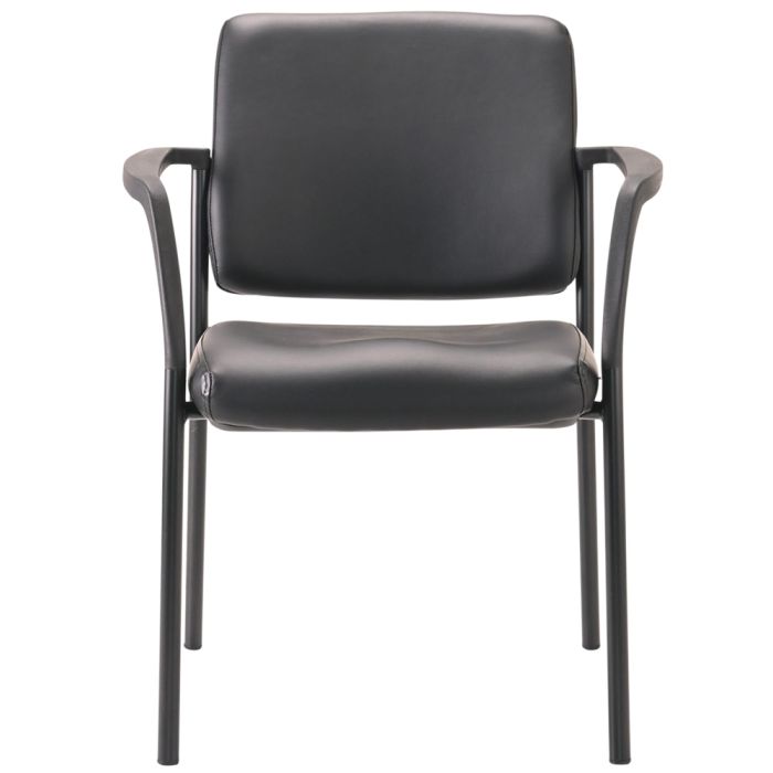 Buro Lindis 4 Leg Visitor Chair PU Vinyl with Arms