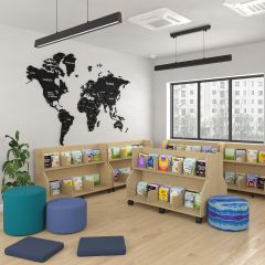 2 Tier | Raw Birch Ply | With Castors (Mobile)