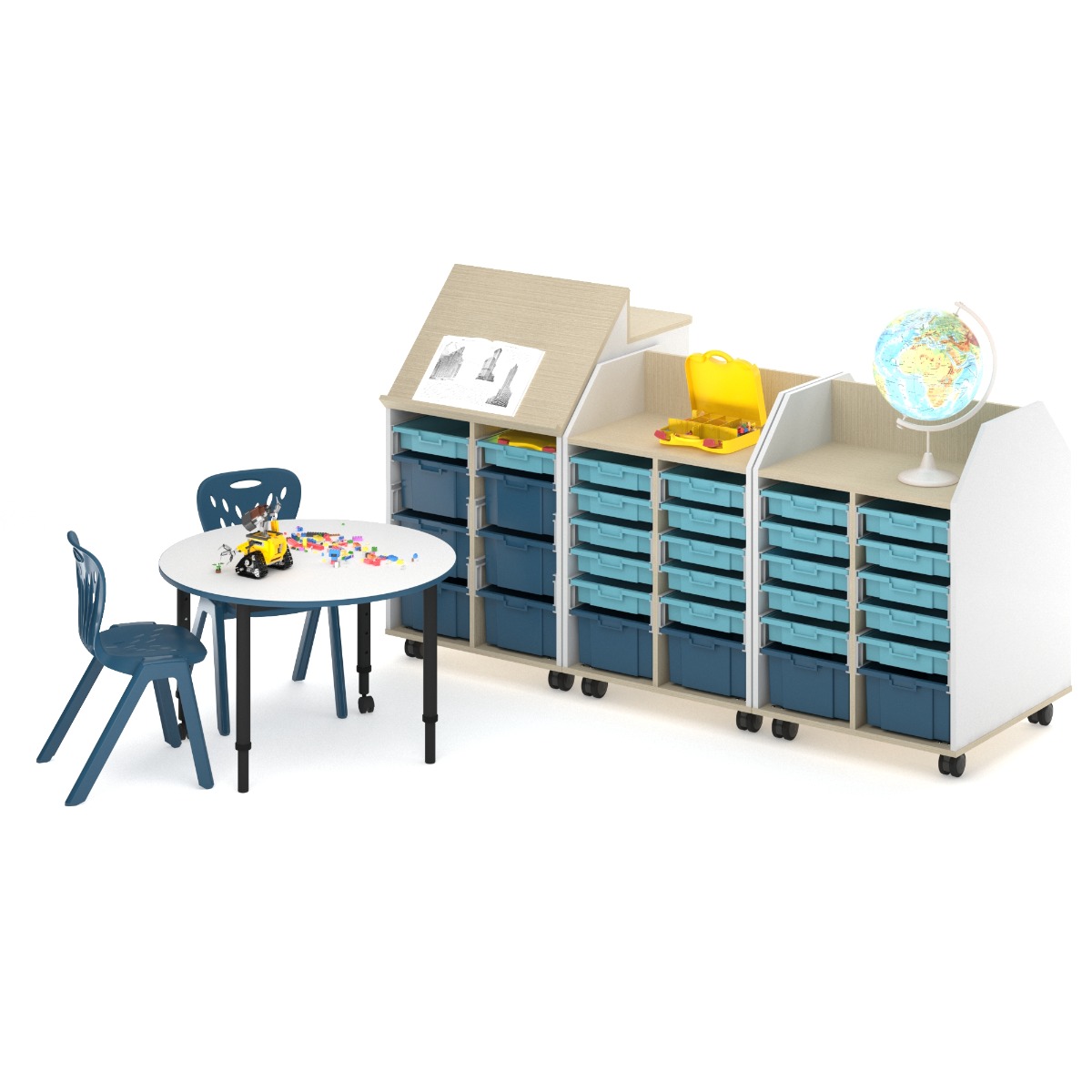 SmarTable Crew Round Student Table - 900mm & 1200mm diameter